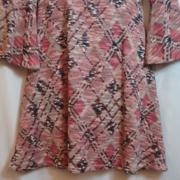 Anthropologie Maeve Erina Knit Bell Sleeves Fit & Flare Midi Dress.  Size M. - Picture 7 of 13